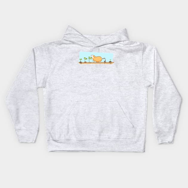 This Lil Piggy The Circle of Life Kids Hoodie by shiro